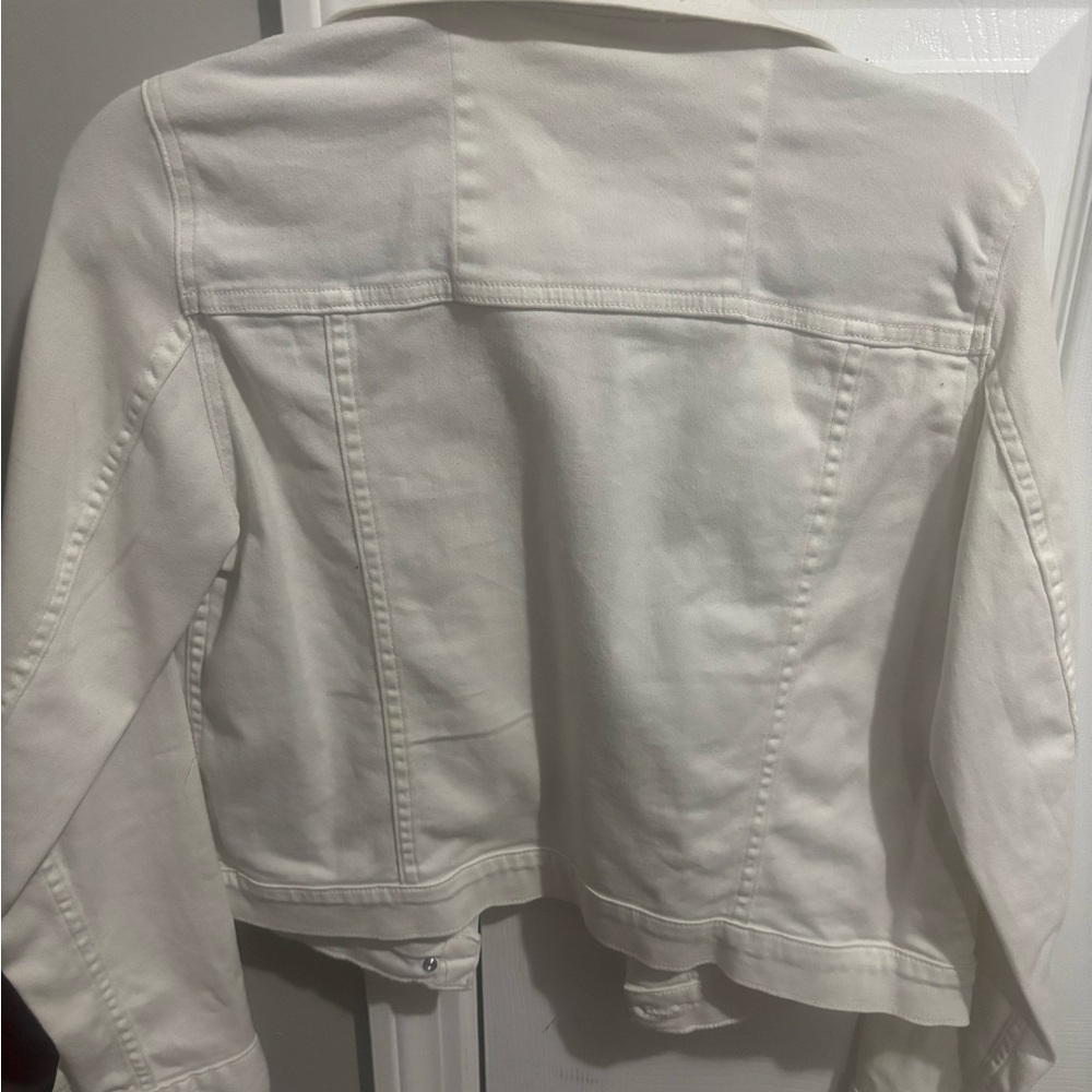 Michael Kors White Jean Jacket